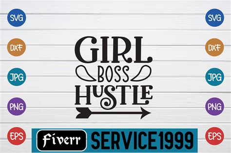 Girl Boss Hustle Graphic By Fiverrservice1999 · Creative Fabrica