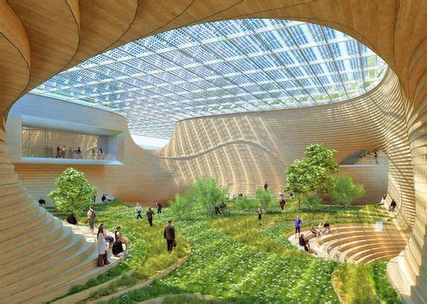 Vincent Callebaut's Wooden Orchids reimagines the shopping mall as a ...