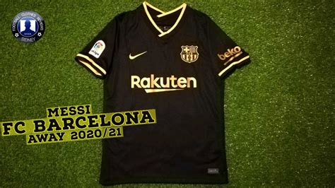 Nike FC Barcelona Messi 2020 21 Away Jersey Review YouTube