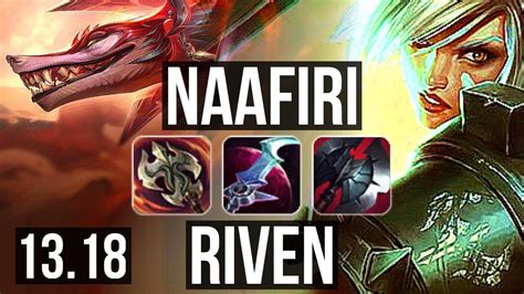 Naafiri Vs Riven Top Rank 4 Naafiri 9 2 12 Na Challenger 13 18