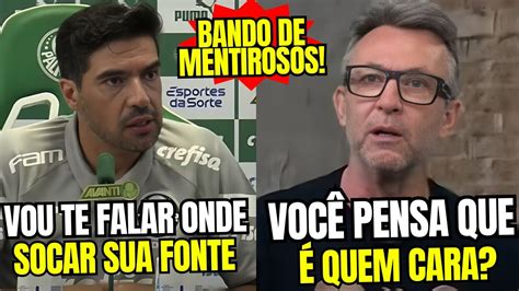 ABEL FERREIRA DETONA IMPRENSA POR MENTIRAS SOBRE RONY E NETO SOLTA O