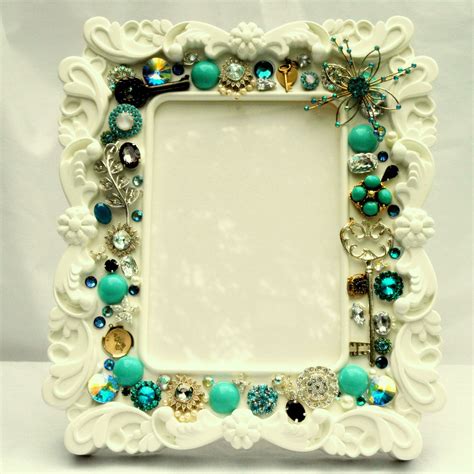 Embellished Picture Frame Home And Livinghome Decor Wedding Etsy