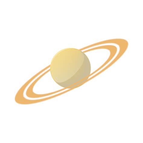 Saturn planet icon in cartoon style 14428920 Vector Art at Vecteezy