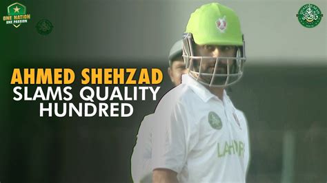 Ahmed Shehzad Slams Quality Hundred Lahore Whites Vs Peshawar QeAT