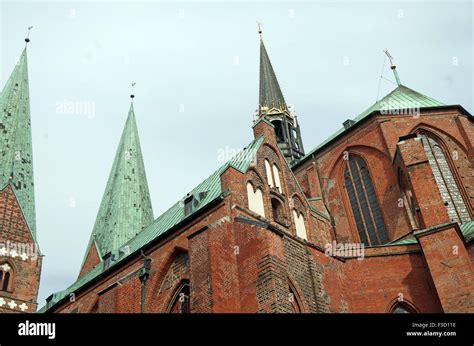 Lubeck Germany Marienkirche St Marys Church Stock Photo Alamy