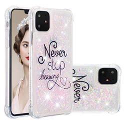 Pink Cherry Blossom Dynamic Liquid Glitter Sand Quicksand Star Tpu Case