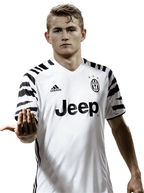 Matthijs de Ligt Juventus football render - FootyRenders