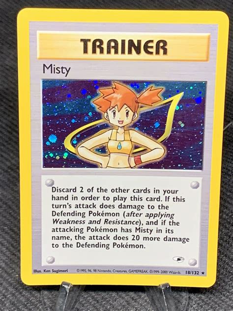 Pok Mon Card Japanese Misty Gym Heroes Trainer Holo Foil