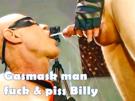65 Gasmask Man Fuck Piss Billy ThisVid