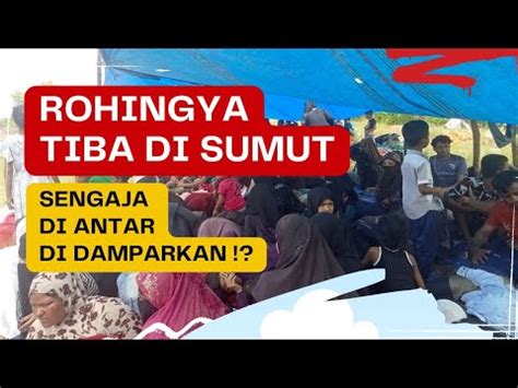 Rohingya Tiba Di Langkat Sumut Sengaja Diantar Warga Menolak