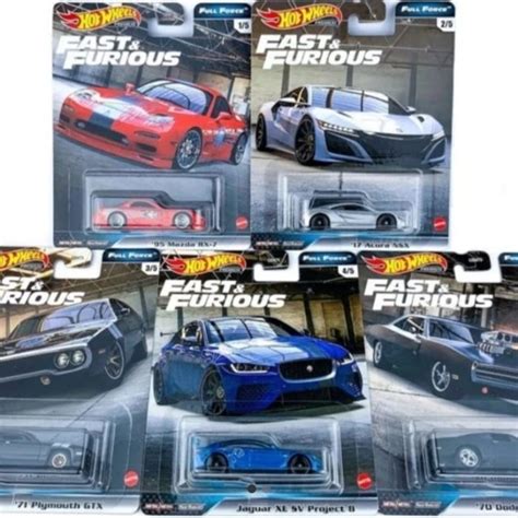 Jual Terlaris Hot Wheels Fast And Furious Full Force Fnf Dodge Charger R T Jaguar Xe Shopee