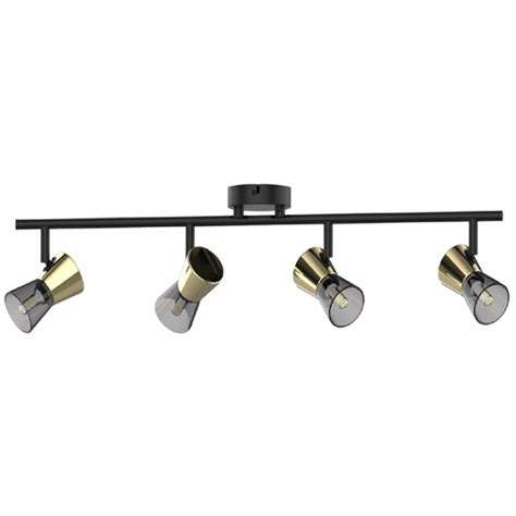 Lampa Sufitowa Spot Cento Zuma Line 4x40W Czarny Metal Mamylampy Pl