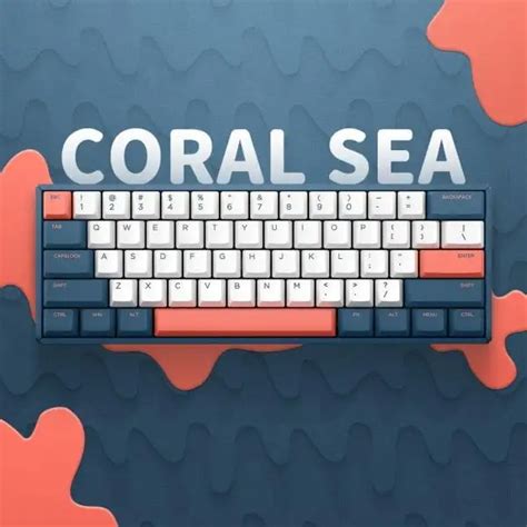 Bàn Phím Cơ Iqunix F Hot Swappable Coral Sea