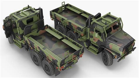 Military Cargo Truck Oshkosh Mtvr Mk Rigged D Model Max Free D