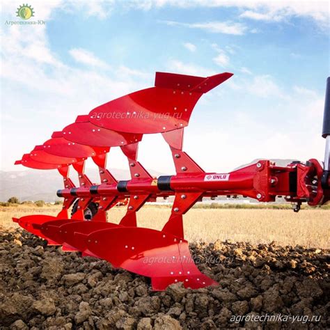 Плуг оборотный механический навесной 5 (4+1) корпусной «UNLU ...