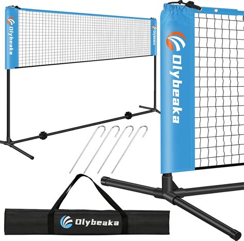 Portable Badminton Pickleball Net Ft Ft Ft Ft Wide Multi