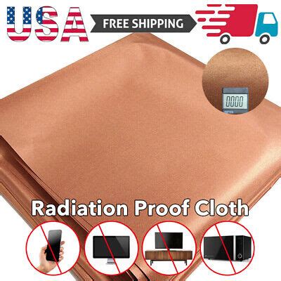 1 5M EMF Protection Pure Copper Fabric Blocking RFID Radiation Singal