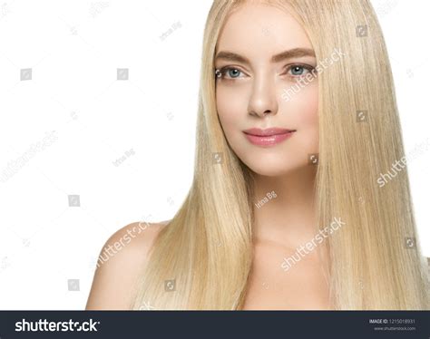 Long Blonde Hair Woman Beauty Face Stock Photo Shutterstock