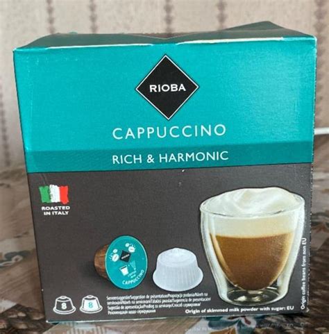 Кава в капсулах Cappuccino Rioba - калорійність, харчова цінність ⋙ ...