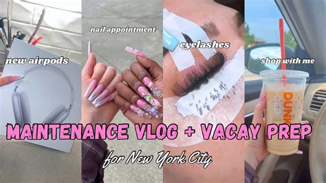 Maintenance Vlog And Vacay Prep Lashes Nails Eyebrows Airpod Max