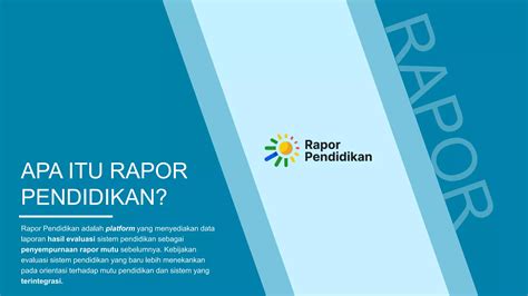 Pemanfaatan Rapor Pendidikan Dalam Perencanaan Berbasis Data Untuk