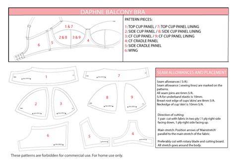 Free Printable Bra Patterns