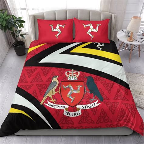 Aio Pride Isle Of Man Celtic Piece Duvet Cover Set Legend Of Isle