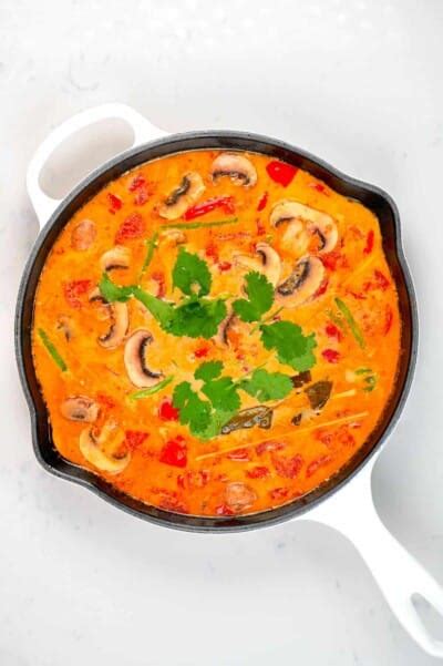 Creamy Tom Yum Soup Thai Hot And Sour Soup Alphafoodie