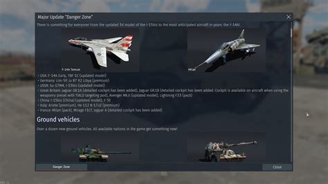 War Thunder Danger Zone Comes With Rewind For Replays And A Lot