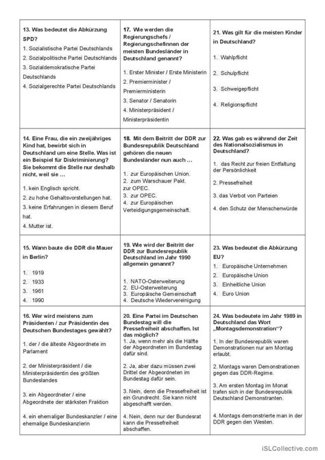 Orientierungstest Allgemeine Deutsch Daf Arbeitsbl Tter Pdf Doc