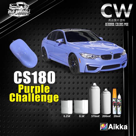 [ AIKKA Purple Challenge CS180 ] 2K Car Paint Cat Kaler Bancuh Kereta ...