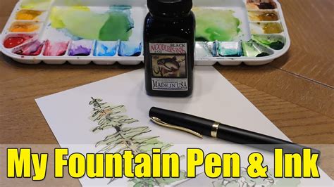 A Great Fountain Pen And Ink Getting Started With Ink And Wash