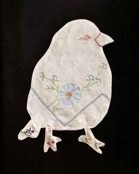 The Home Witness Series Doily Bird 2 By Textile Artist Sera Waters