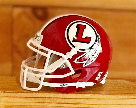 Loudon Redskins (pre-2020) Mini Football Helmet - 97 Sports Promotions