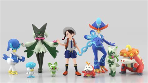 Paldea Pokemon Scale World Figures Drop In December Siliconera