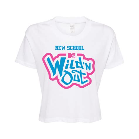 Wild 'N Out Neón Mujeres's New School Cropped T-Shirt – Paramount Shop