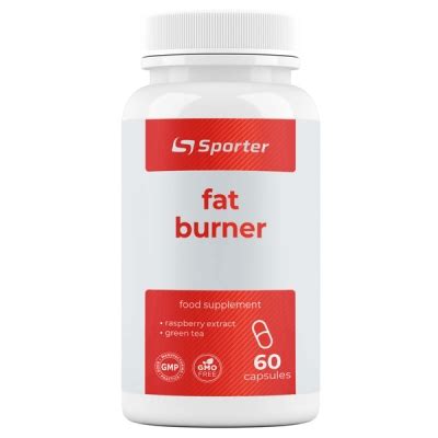Жиросжигатель Sporter Fat Burner, 60 капсул : инструкция + цена в ...