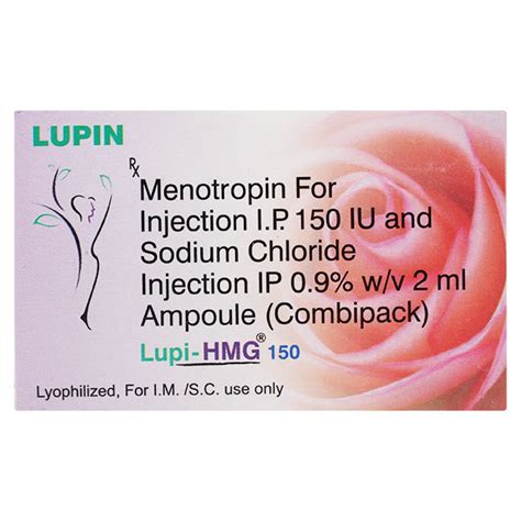 Lupi Hmg 150mg Injection 1's : Price, Uses, Side Effects | Netmeds