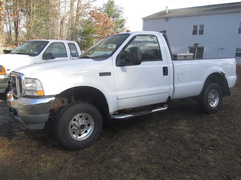 2002 Ford F 250 Xlt Super Duty Diesel Pickup 8 Bed 8800 Lb Gvwr 7 3l V8 Ohv 16v Turbo Diesel