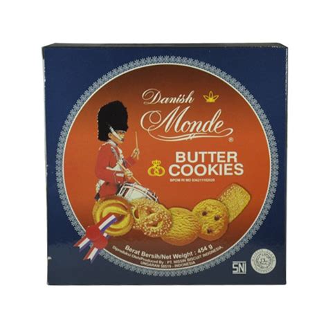 Jual Monde Butter Cookies Blue Shell Gr Shopee Indonesia