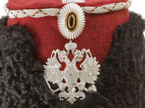 Шапка барашковая генеральская армейских драгунских полков обр.1882 года ...