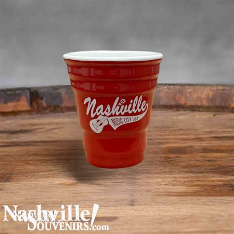 Nashville Red Solo Cup Shot Glass