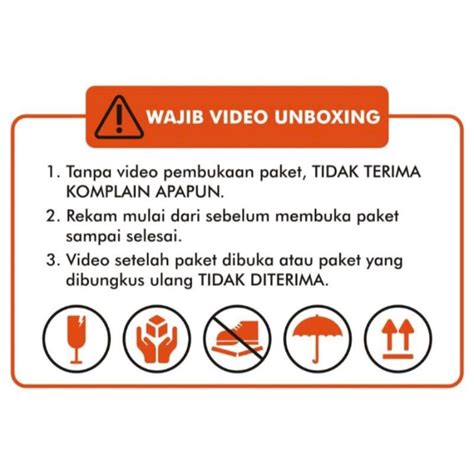 Jual Stiker Video Unboxing Shopee Indonesia