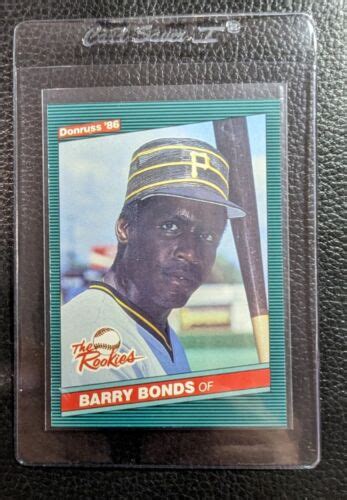 1986 DONRUSS THE ROOKIES 11 BARRY BONDS ROOKIE CARD XRC PITTSBURGH