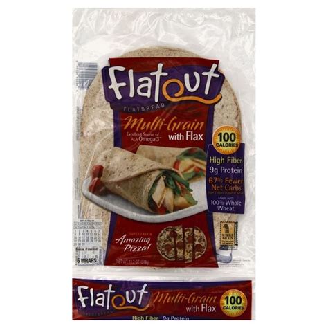 Flatout Flatbread Multigrain With Flax 1 86 Oz Instacart