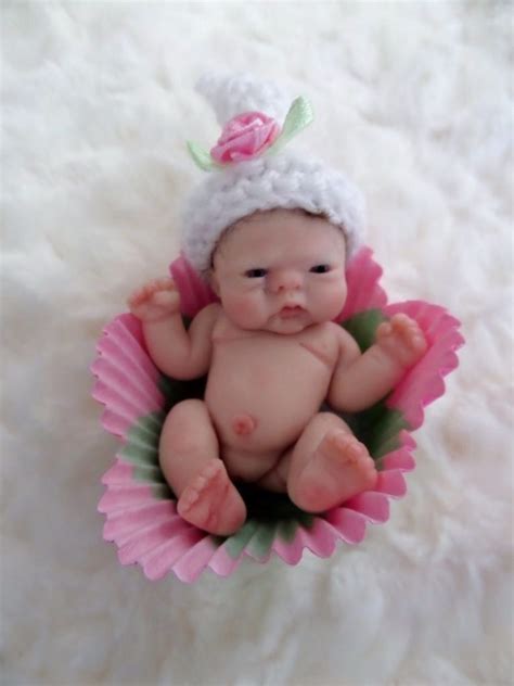 OoAK Mini Full Sculpt Truffle Baby By Bttrfly Creations Small Baby