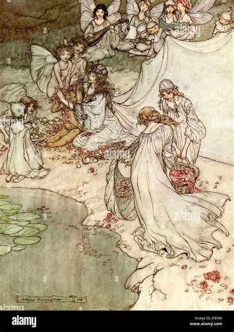 A Midsummer Night S Dream Illustration By Arthur Rackham