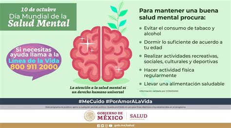 10 De Octubre I Día Mundial De La Salud Mental Saludveracruz