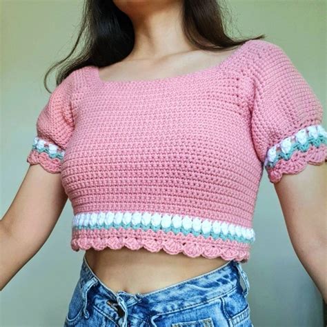 Summer Cute Trendy Crochet Tops Aesthetic Diy Project S Crochet Blouses For Women Top Ideas 2023