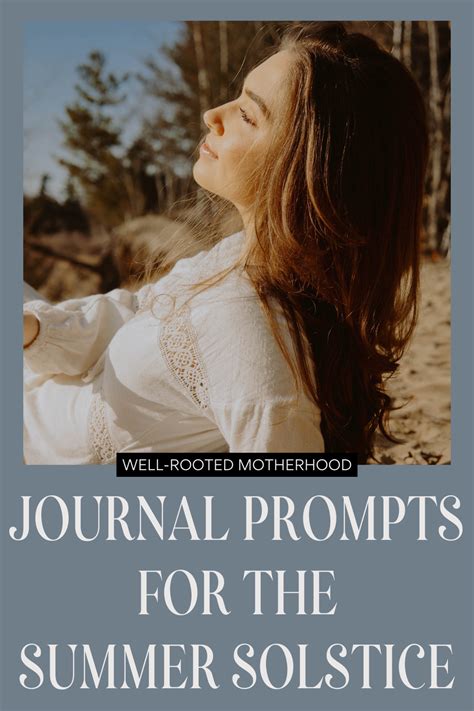 Journal Prompts For The Summer Solstice — Well Rooted Motherhood